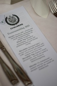 Bild från "Examensmiddagen"