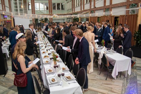Bild från "Examensmiddagen"