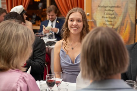 Bild från "Examensmiddagen"