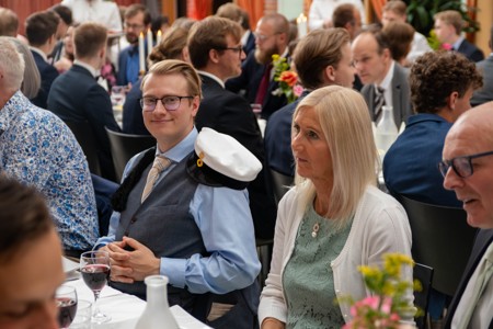 Bild från "Examensmiddagen"