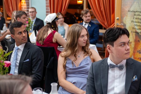 Bild från "Examensmiddagen"