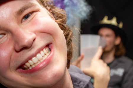 Bild från "Grøtzittning"