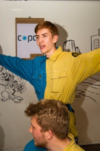 Bild från "Grøtzittning"