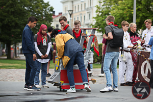 Bild från "Kundvagnsrace"