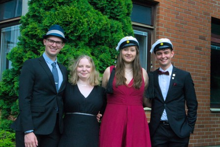 Bild från "Examensmiddagen"