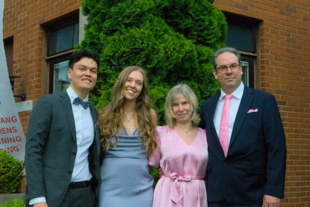 Bild från "Examensmiddagen"