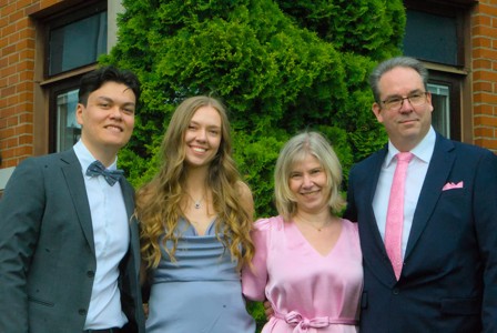 Bild från "Examensmiddagen"