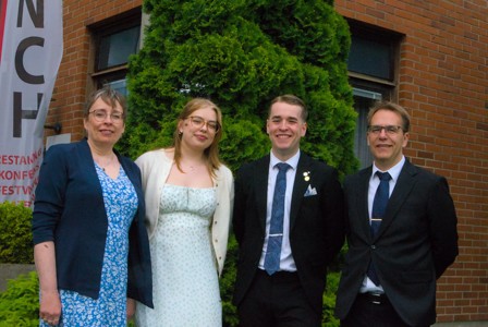 Bild från "Examensmiddagen"