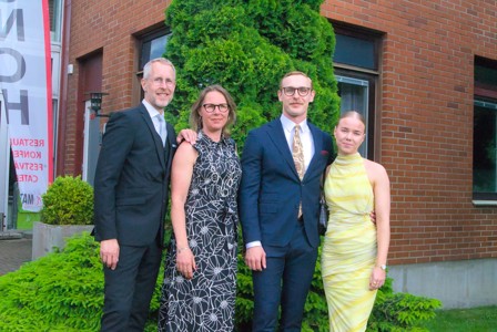 Bild från "Examensmiddagen"