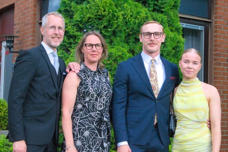 Bild från "Examensmiddagen"