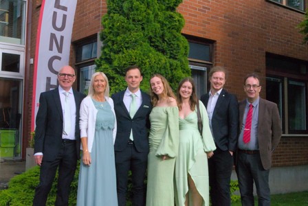 Bild från "Examensmiddagen"