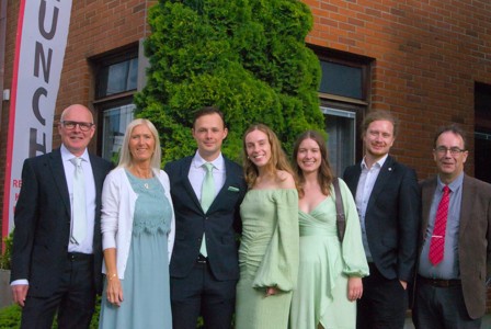 Bild från "Examensmiddagen"