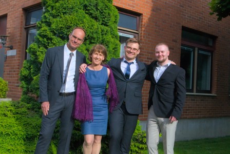 Bild från "Examensmiddagen"