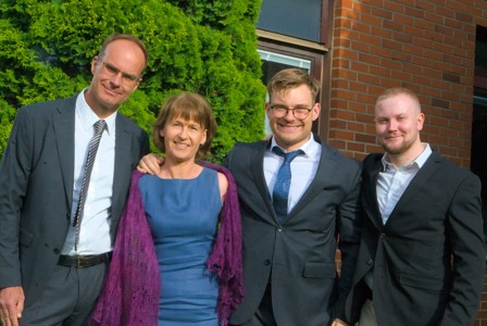 Bild från "Examensmiddagen"