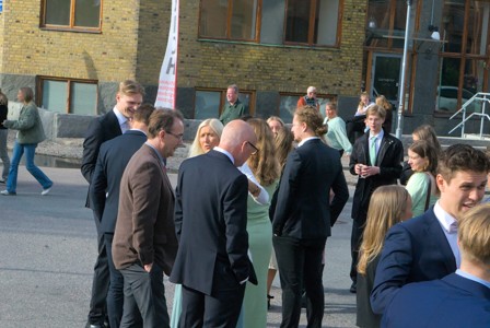 Bild från "Examensmiddagen"