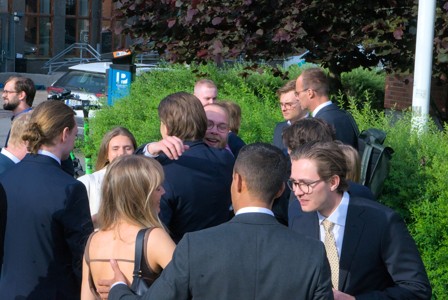 Bild från "Examensmiddagen"