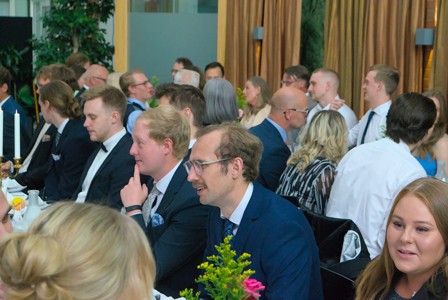 Bild från "Examensmiddagen"