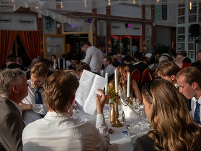 Bild från "Examensmiddagen"