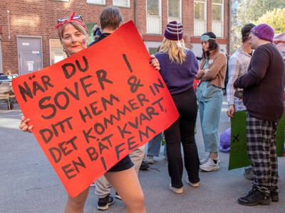 Bild från "Cortègen"
